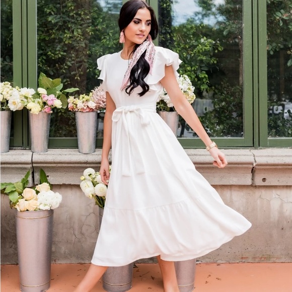 Rachel Parcell Serene Dress in Ivory - Picture 5 of 12